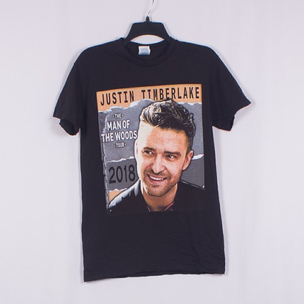 JUSTIN TIMBERLAKE 2018 Man of The Woods Concert Graphic Streetwear Tee Size S